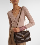 Valentino Garavani Djuna Medium chevron leather shoulder bag
