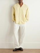 The Row - Sankuro Straight-Leg Cotton and Cashmere-Blend Gabardine Trousers - White