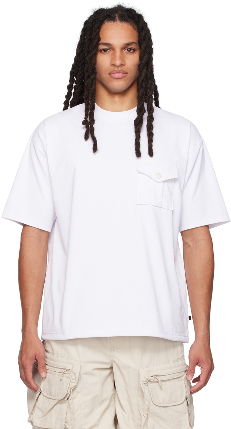 Photo: DAIWA PIER39 White Flap Pocket T-Shirt