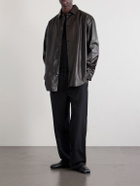 Fear of God - Leather Jacket - Brown