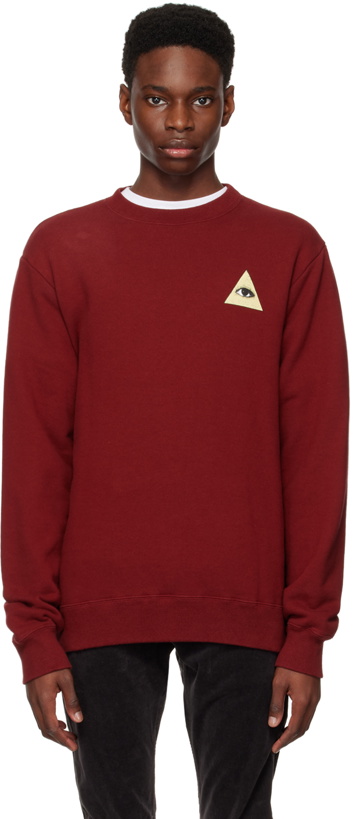 Photo: Undercover Red Graphic Sweatshirt