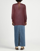 Nude Womens Top Burgundy
