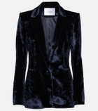 Galvan Sculpted velvet blazer