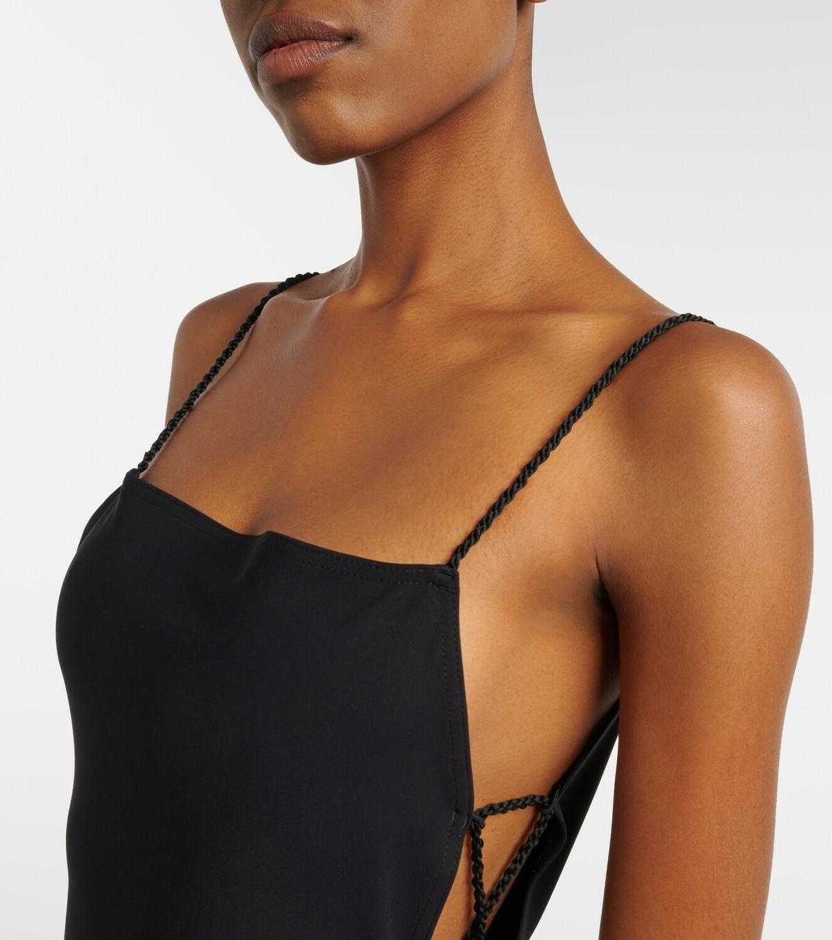 Alaïa Tassel lace-up swimsuit