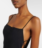 Alaïa Tassel lace-up swimsuit