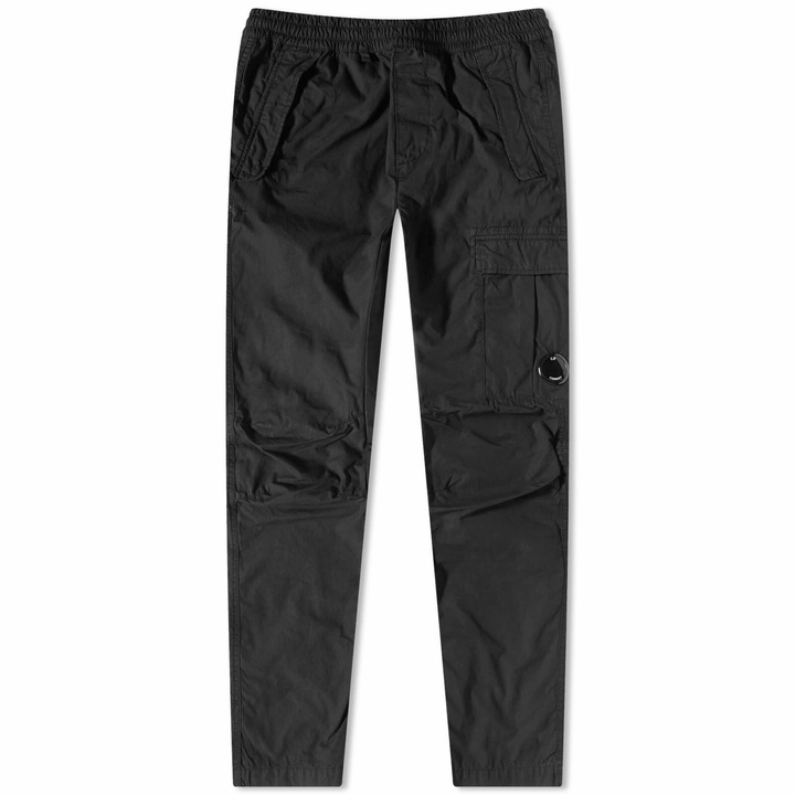 Photo: C.P. Company Men's Micro Reps Lens Track Pant in Black