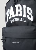 Paris Logo Explorer Backpack in Black