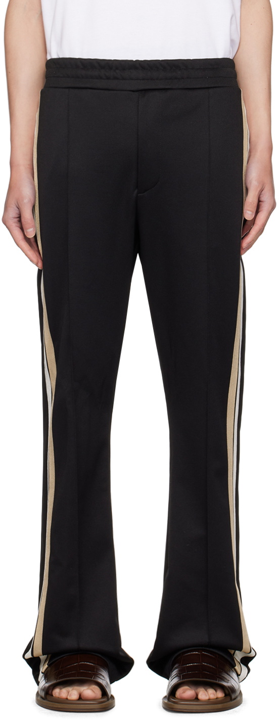Ferragamo Black Sports Track Pants