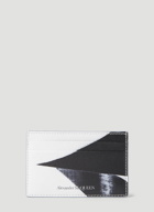 Alexander McQueen - Brushstroke Cardholder in Black