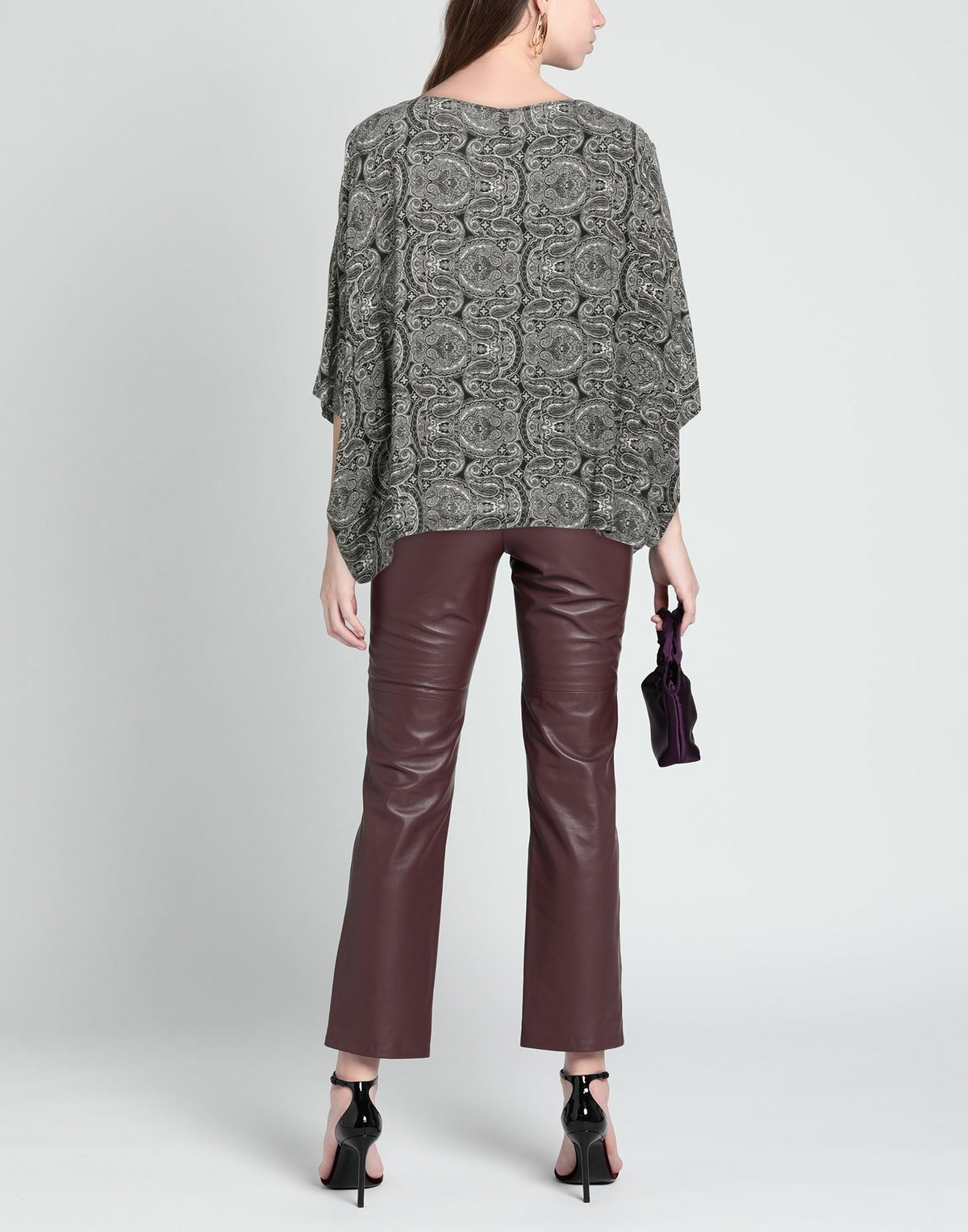 Manila Grace Womens Top in Black
