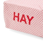 HAY Candy Mono Wash Bag - Box Set of 3 in Light Pink 