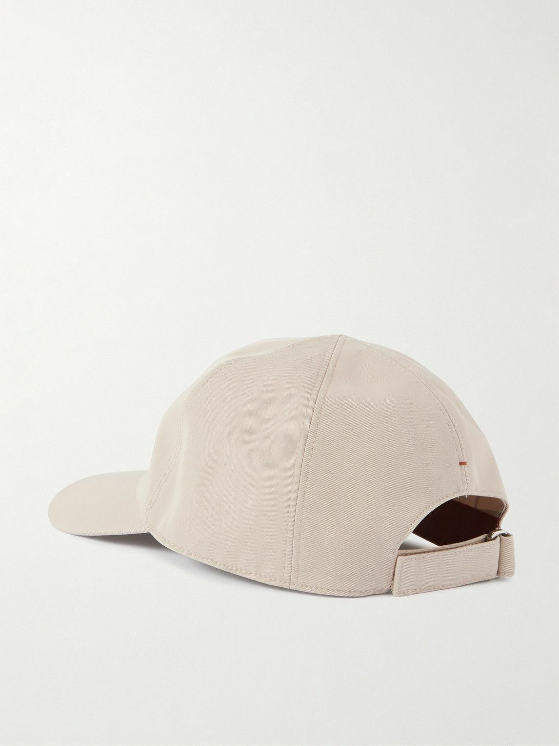 Loro Piana - Logo-Embroidered Rain System® Cotton-Blend Twill Baseball Cap - Neutrals