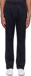 NEEDLES Navy Drawstring Track Pants