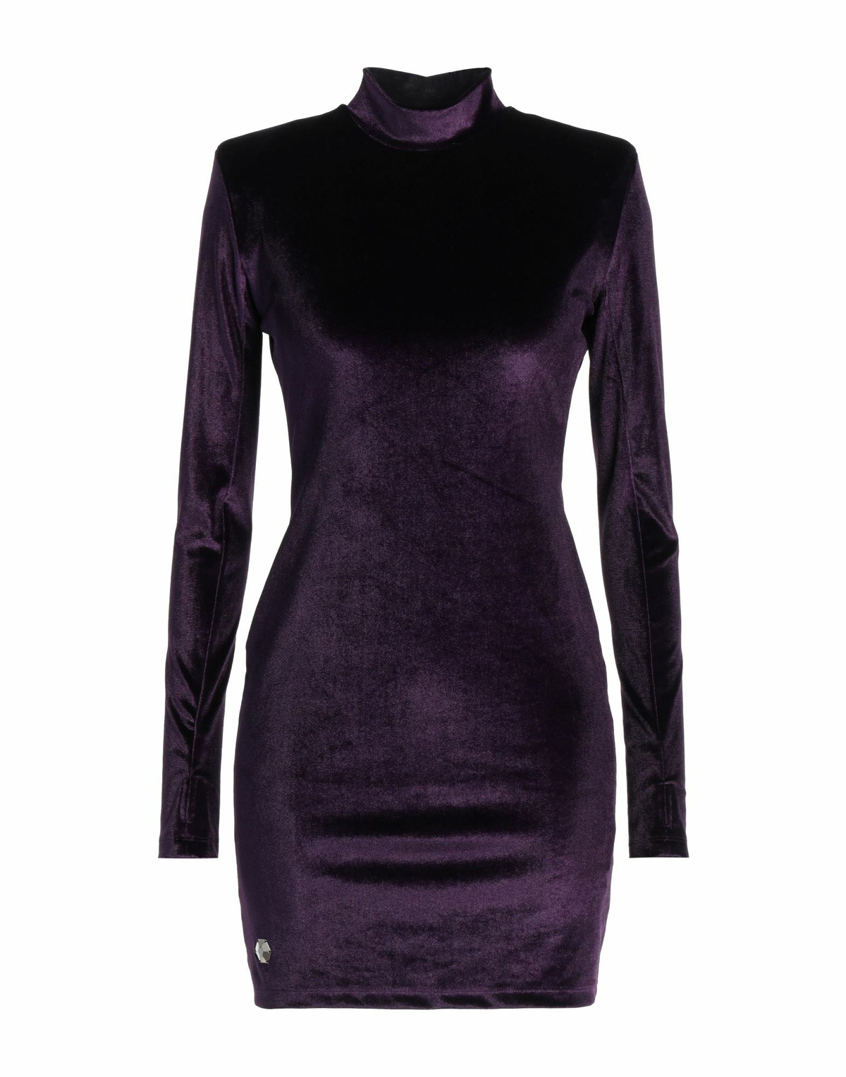 Philipp Plein Womens Mini dress Dark in Purple