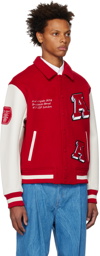 Axel Arigato Red Illusion Bomber Jacket