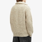 Howlin by Morrison Men's Howlin' Loose Ends Rib Cardigan in Biscuit
