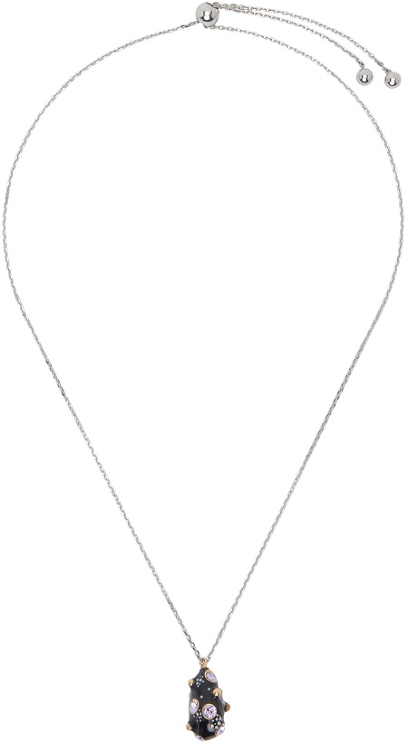 Photo: Panconesi Silver & Black Hybrid Necklace