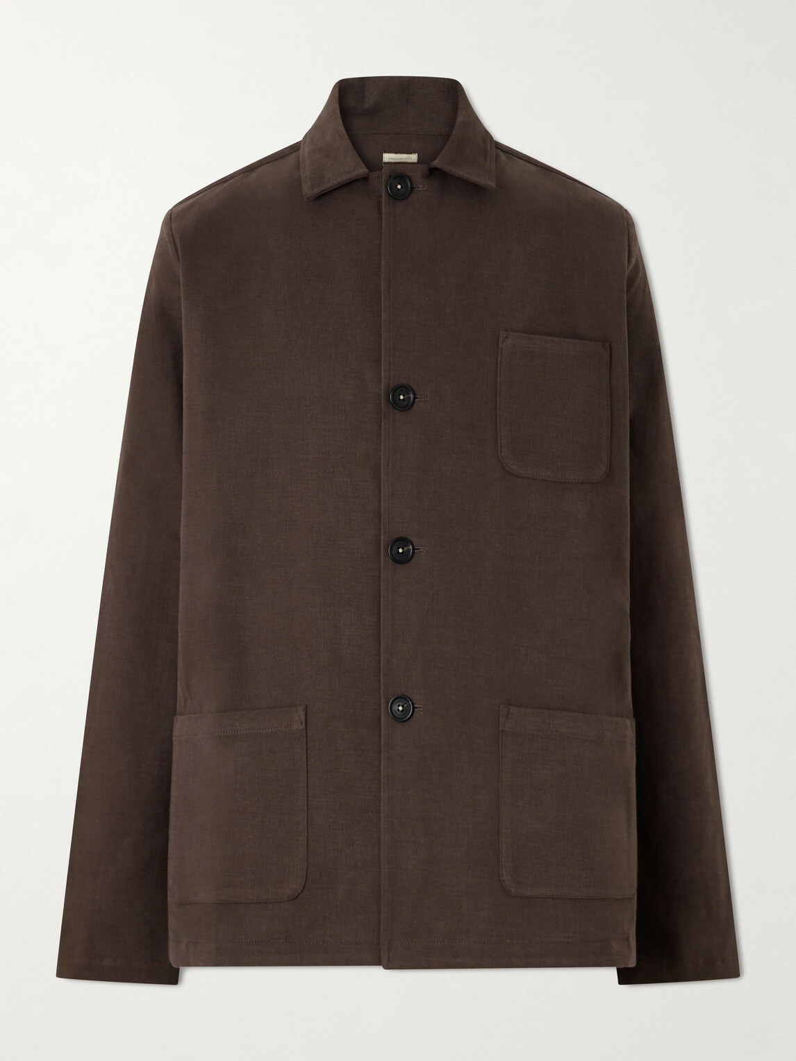 Massimo Alba - Florida Cotton-Blend Moleskin Overshirt - Brown