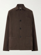 Massimo Alba - Florida Cotton-Blend Moleskin Overshirt - Brown