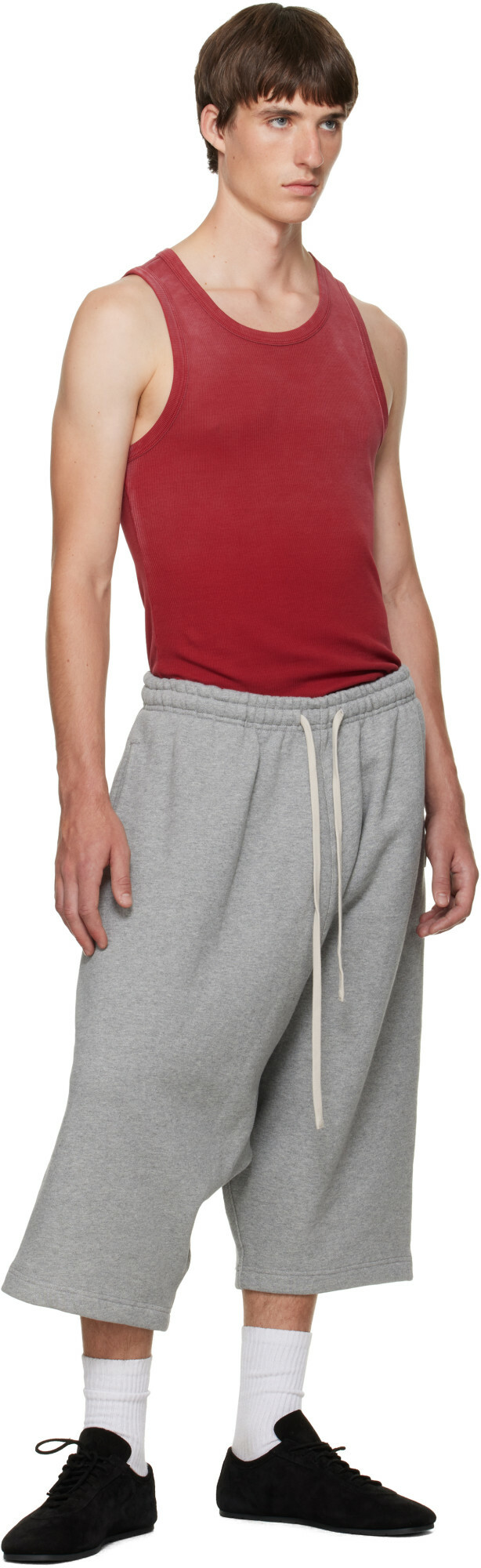 Entire Studios Red Rib Tank Top
