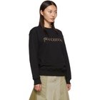 JW Anderson Black Embroidery Logo Sweatshirt