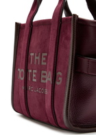 Marc Jacobs The Tote Small Suede Tote bag - Plum - One Size
