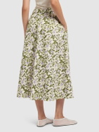 WEEKEND MAX MARA Orme Embroidered Poplin Midi Skirt