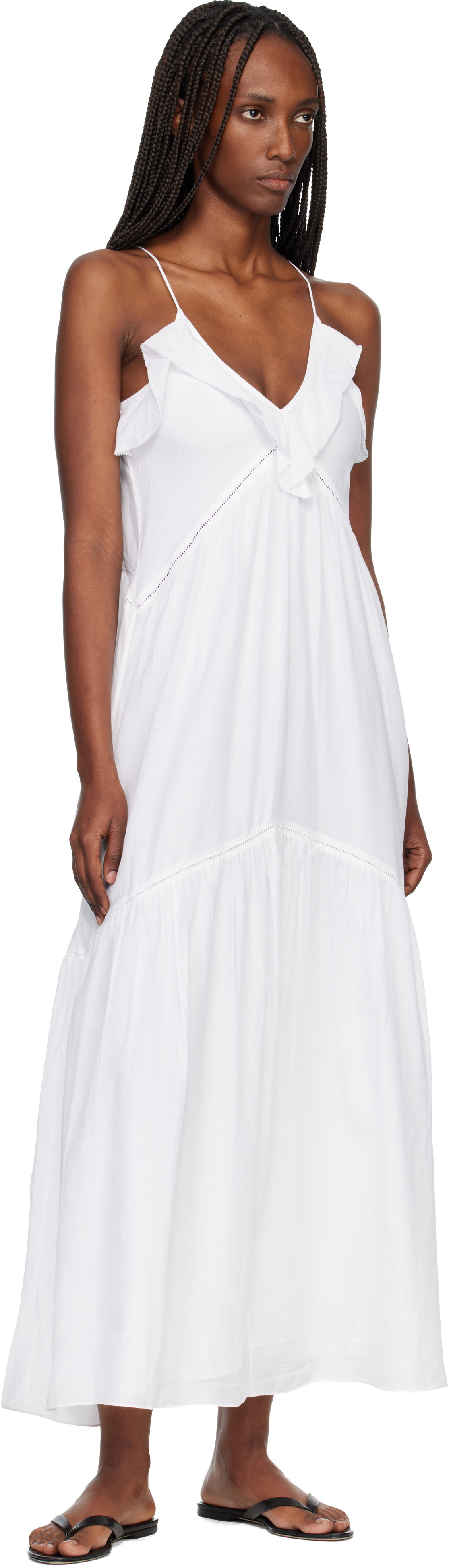 Isabel Marant Etoile White Vasma Maxi Dress