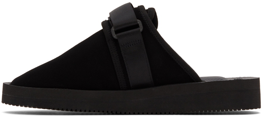 Suicoke Black ZAVO-VS Slippers Suicoke