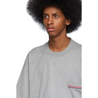 Thom Browne Grey Oversized Pocket T-Shirt