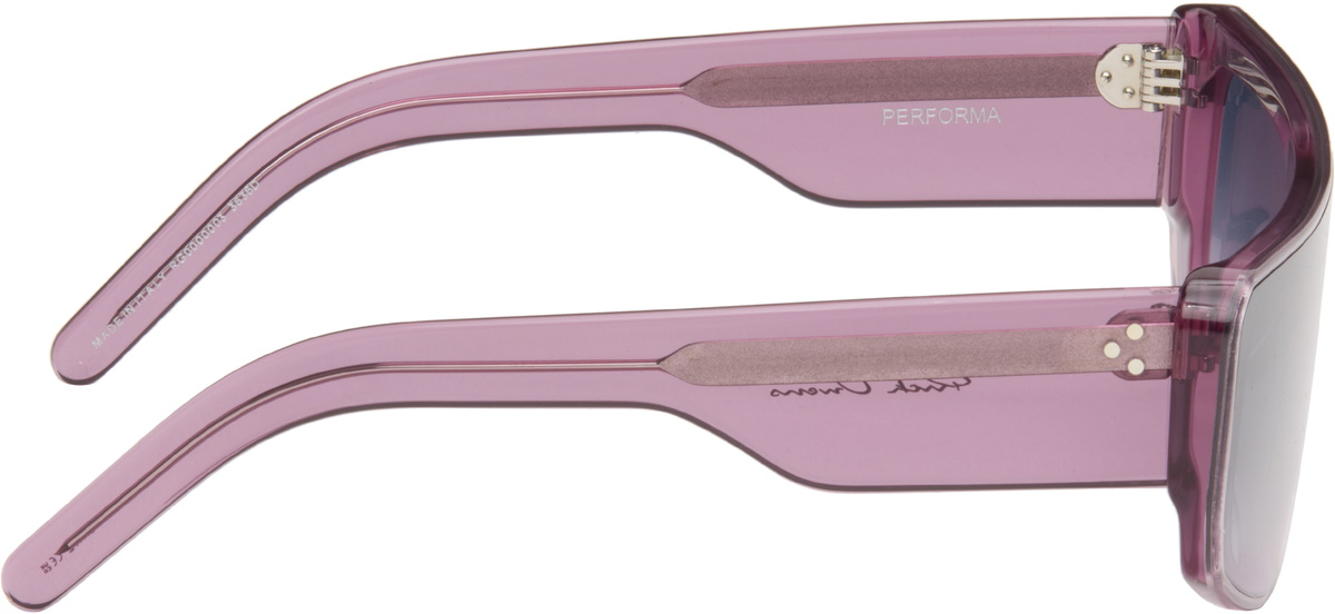 Rick Owens Purple Performa Sunglasses
