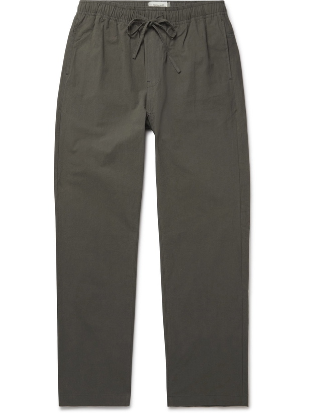 Photo: Satta - Kai Cotton Drawstring Trousers - Green - S