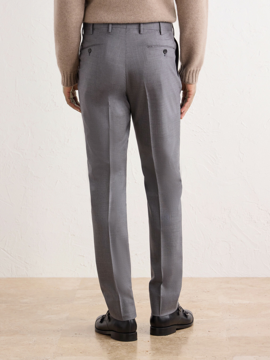 Slowear - Incotex Straight-Leg Tropical Wool Suit Trousers - Gray