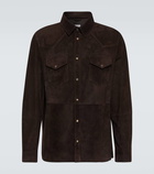 Brunello Cucinelli Suede shirt