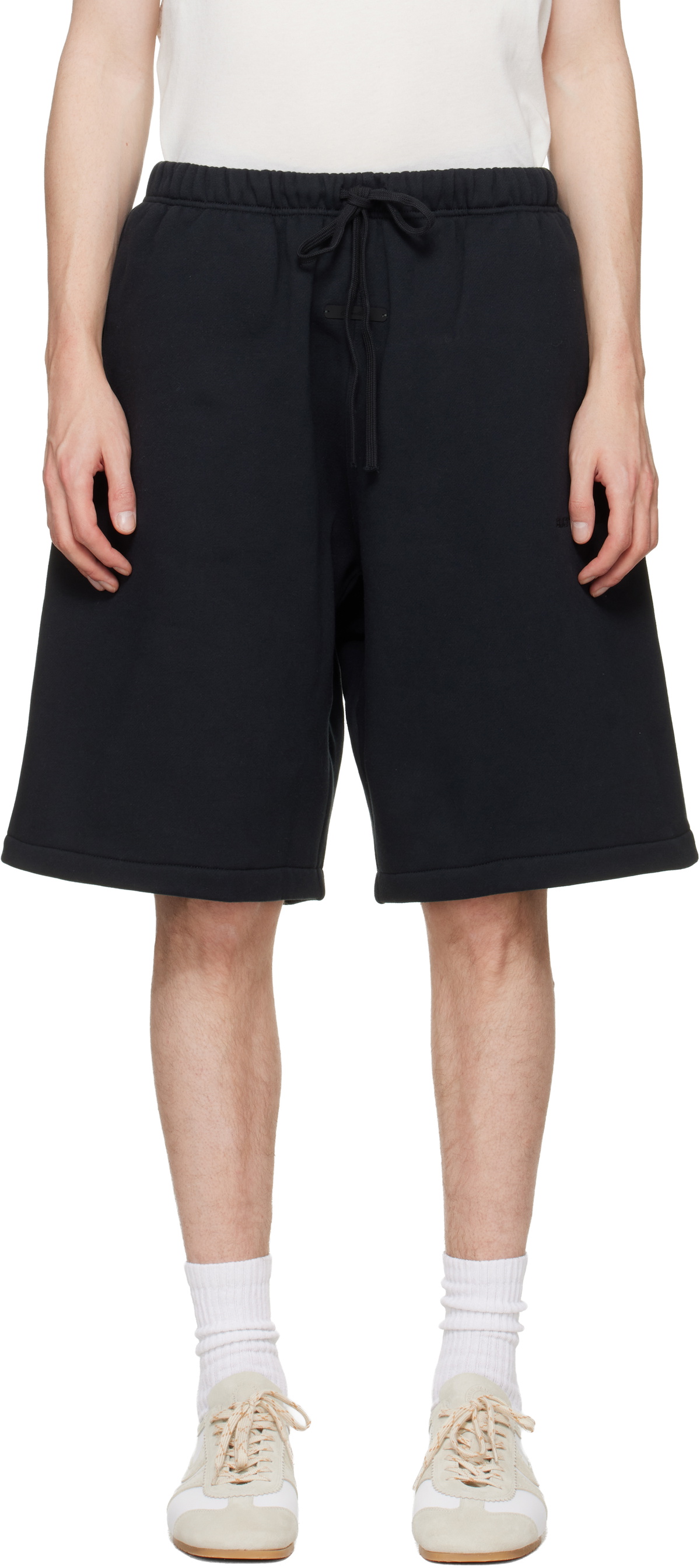 Fear of God ESSENTIALS Black Active Trace Relaxed Shorts