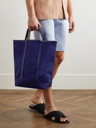 Paul Smith - Leather-Trimmed Cotton-Canvas Tote Bag