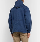 Orlebar Brown - Hawthorn Indigo-Dyed Denim Hooded Half-Zip Anorak - Blue