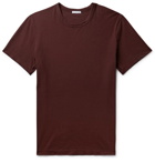 James Perse - Combed Cotton-Jersey T-Shirt - Burgundy
