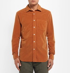 Altea - Stretch-Cotton Corduroy Shirt - Men - Brown