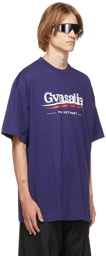 VETEMENTS Navy 'Gvasalia' T-Shirt