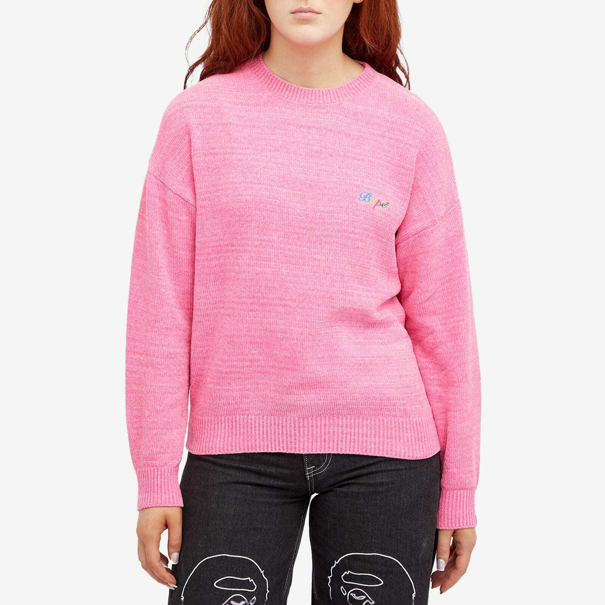 A Bathing Ape Women's Bape Knit Jumper in Pink 