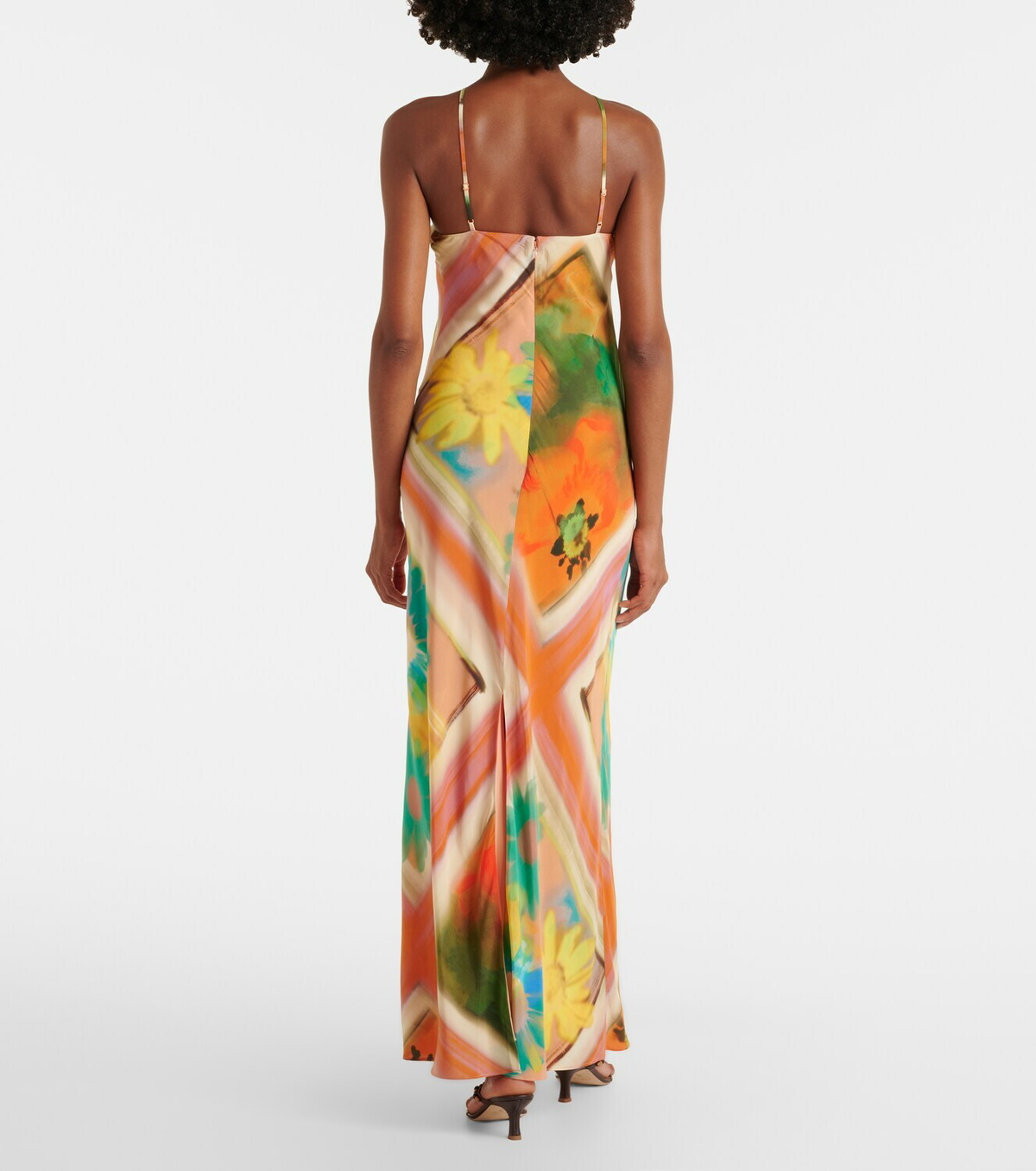 Staud Cubism floral maxi dress