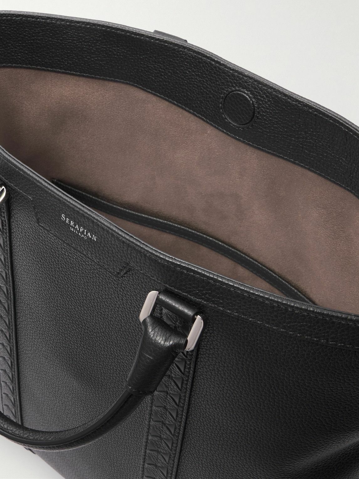 Serapian - Full-Grain Leather Tote Bag