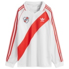 Adidas Men's River Plate 94' Jersey Top in White/Red