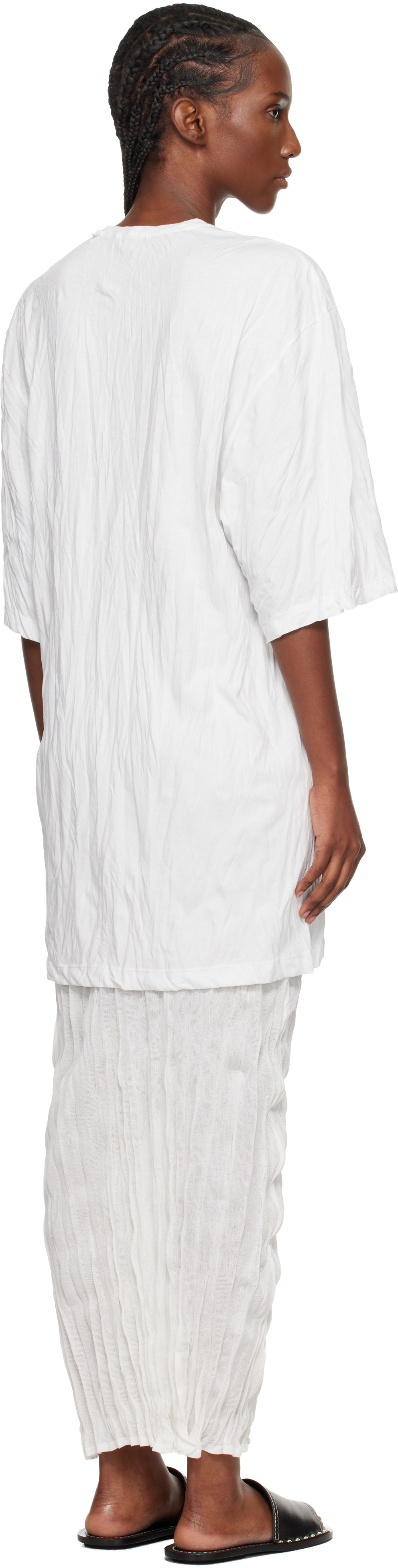 TOTEME Off-White Relaxed Tee Minidress