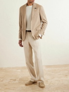 Lardini - Embellished Virgin Wool Suit Jacket - Neutrals