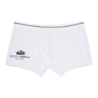 Dolce and Gabbana White Crown Boxers