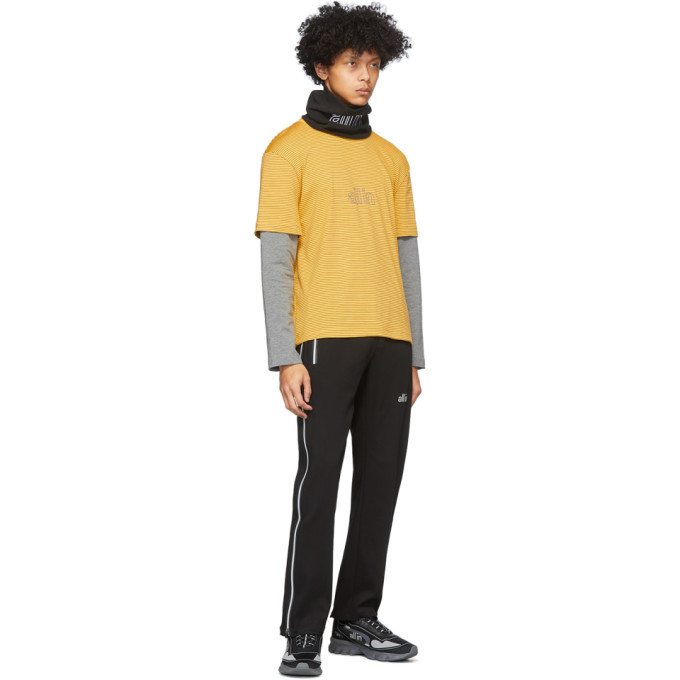 all in Yellow Striped Long Sleeve T-Shirt