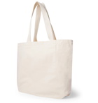 Maison Kitsuné - Logo-Print Cotton-Canvas Tote Bag - Neutrals