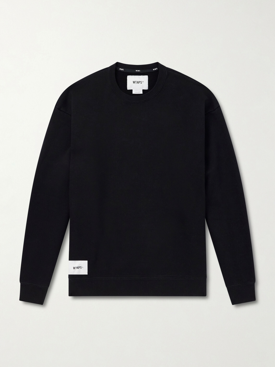 WTAPS - SIGN-YD Cotton-Jersey Sweatshirt - Black